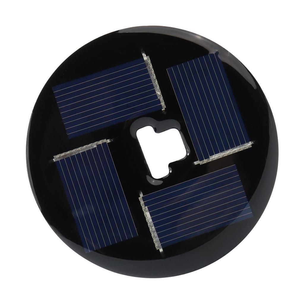 Round Shaped Solar Panel 2V 160mA Current Solar Board Perfect For DIY Projects And Small Appliances