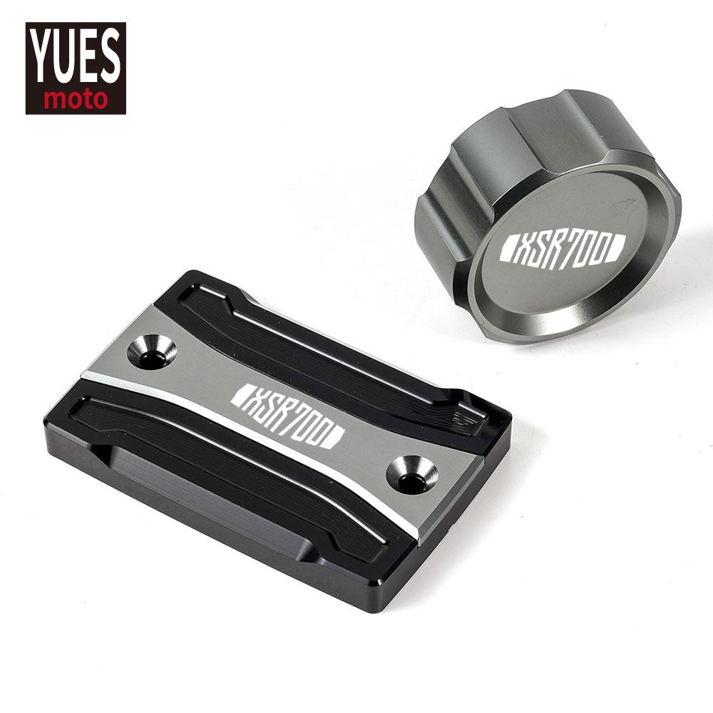 Motorcycle Accessories Front & Rear Brake Fluid Cylinder Reservoir Cover Cap Free Shipping For YAMAHA XSR700 XSR xsr