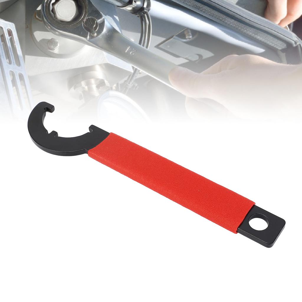 Nut Wrench Steel Coilover Spanner with Anti Slip Handle for Disassembly Tightening