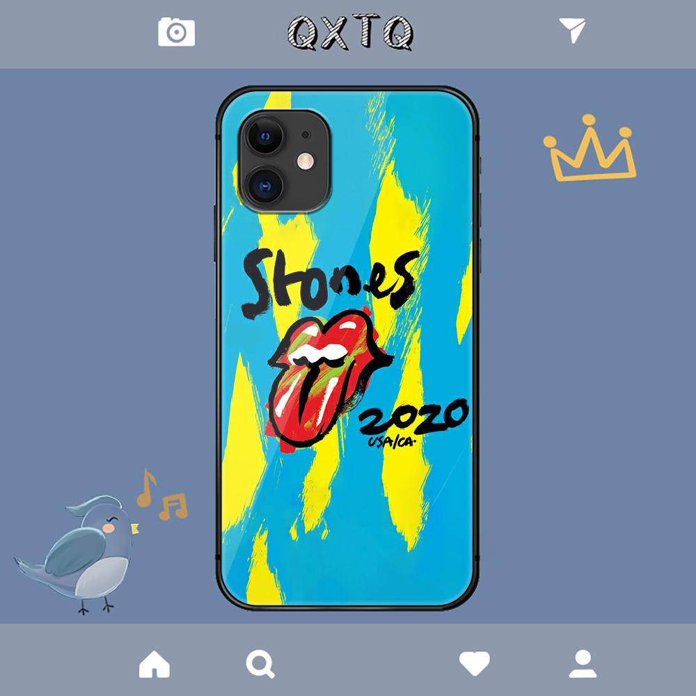 Capa de Banda de Hard Rock Rolling Stones Para iPhone Samsung Galaxy Redmi Note S 17 16 15 14 13 20 24 25 54 Pro Max Ultra Fe Capa de Vidro Temperado
