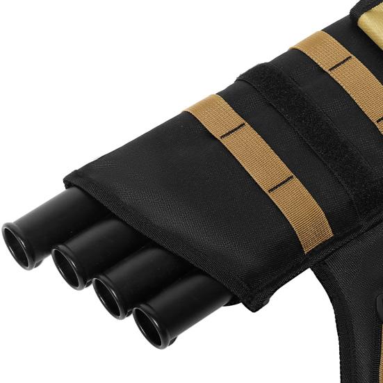 Archery Hip Quiver for Arrows 4 Tubes Waist Hanged Bow Quiver with Adjustable Waist Belt for Compound Bow Recurve Bow Archery Target Practicing