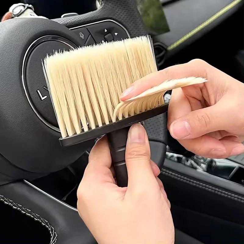 Car Interior Cleaning Tools Cleaning Brush Fine Bristle Brush Dust Removal and Cleaning of Gaps In The Car Air Outlet