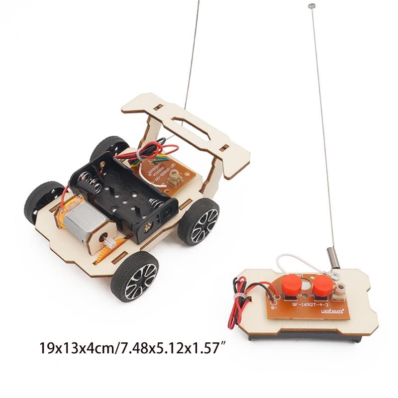Professional DIY Remote Control Car Kit STEAM Educational Scientific Toys Kit No Soldering Simple Assembly for Teens