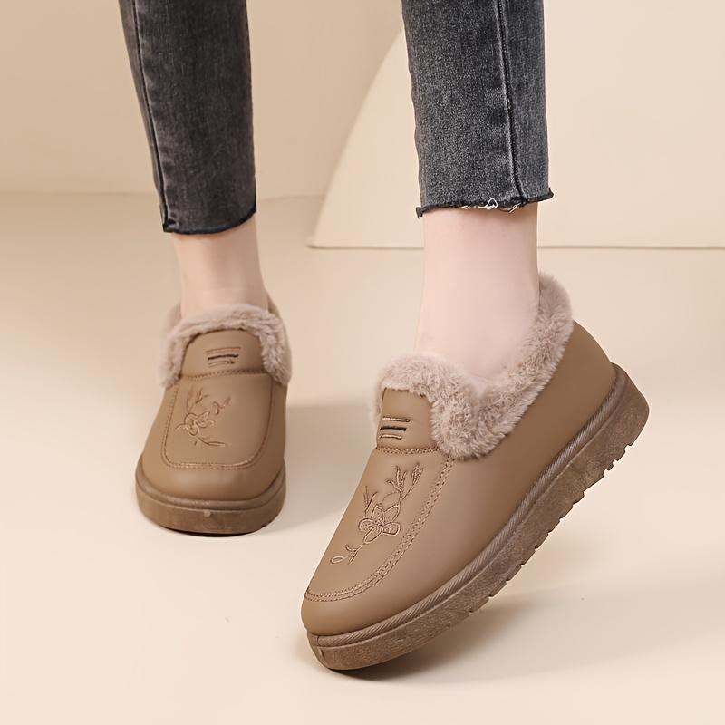 Women's Warm Shoes Soft Sole Fashionable and Versatile Walking Shoes