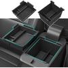 2PCS Center Console Organizer Compatible With -2025 Ford Maverick Storage Box Armrest Tray Replacement For 22-25 Maverick Accessories(ABS Center