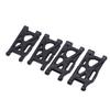 4pcs RC Suspension Arm Front Rear Black Plastic for WLtoys 144001 144002 124019 124018 124017 144010
