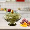 Countertop Fruit Bowl with Lid Basket Removable Holder, Plate for Party Wedding