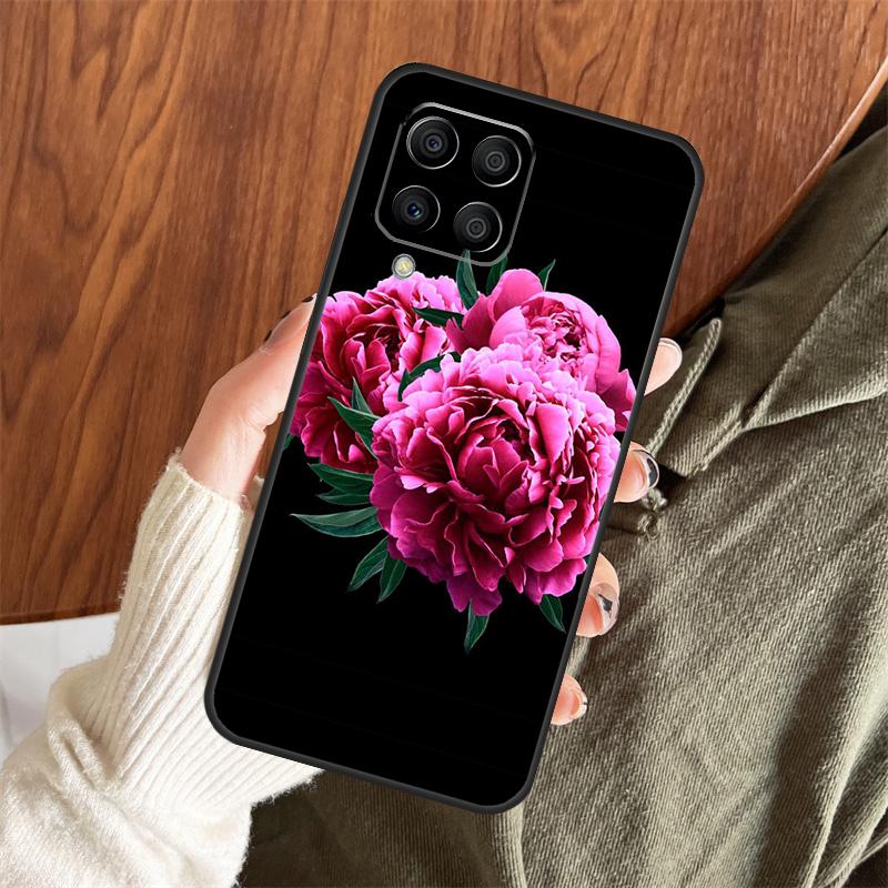 

Elegant Pink Purple Peony Flower Case For Samsung Galaxy M14 M34 M54 M12 M32 M52 M15 M11 M13 M06 M16 M36 M56 M31 M53 M35 M55 Samsung M20