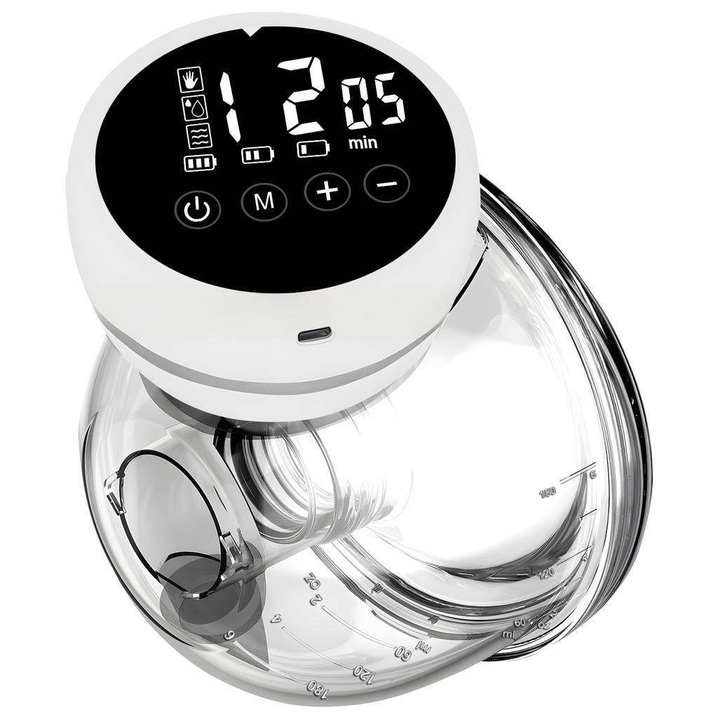 Wearable Electric Breast Pump -Rechargeable Hands-Free Milk Extractor for Baby Feeding, Automatic Milking Pump for Breastfeeding