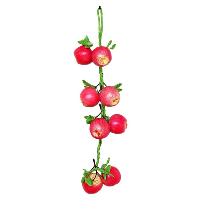 Artificial Vegetable Fruit String Vine for Home Wedding Garden Decoration Hanging Garlands Wall