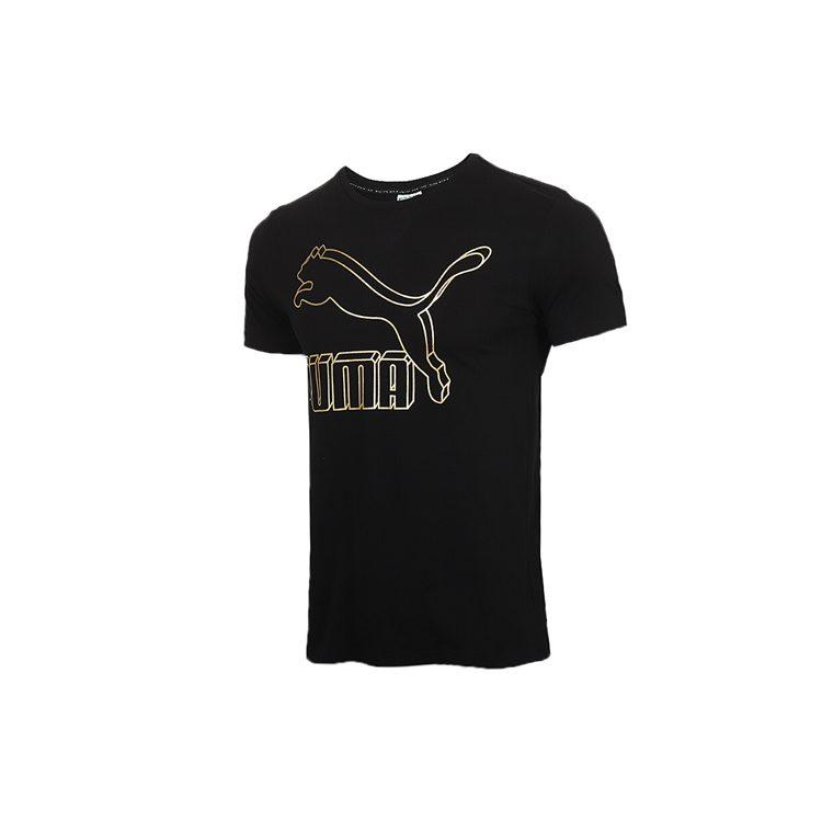 Puma Set-in Sleeve T-Shirt Men's Black 596535-66
