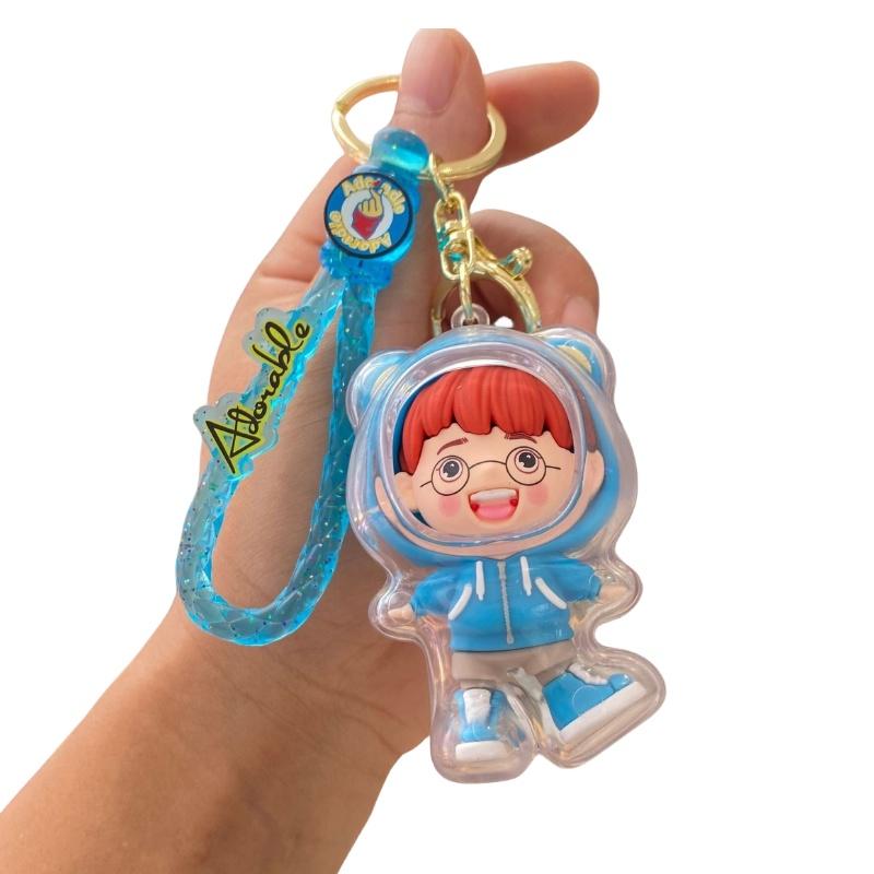 Stylish Acrylic Keychain For Couples Suitable For Cars Bags And Keys Bah-0028