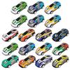 30Pcs Pull Back Small Car Crash Resistant Cartoon Cars for Miniature Desktop Decor Playthings Fun Gift Pull Back Car