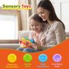 Visual Stimulation Hedgehog Sensory Squeeze Toy For Adult Stress Relief Children Color Sorting PVC Educational Playset