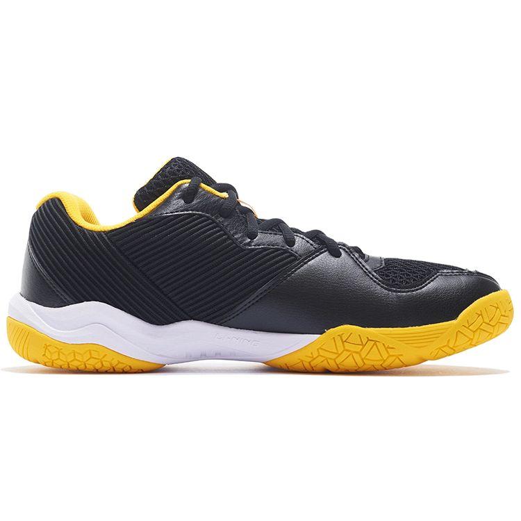 Li Ning Sound Wave 2 Fabric Synthetic Leather Shock Absorbing Breathable Wear Resistant Non Slip Low Top Badminton Shoes Unisex sneaker AYTS016-5