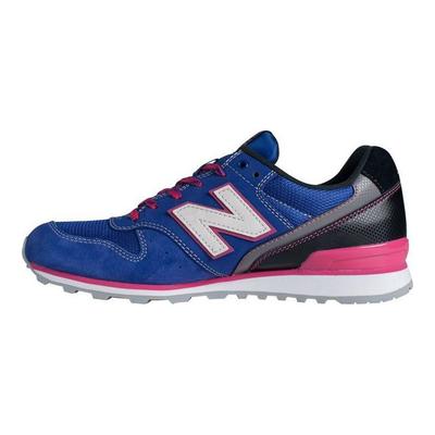 Nb 996 Series Retro Leather Mesh Low Top Running Shoes Women Sneaker Blue Black WR996EG