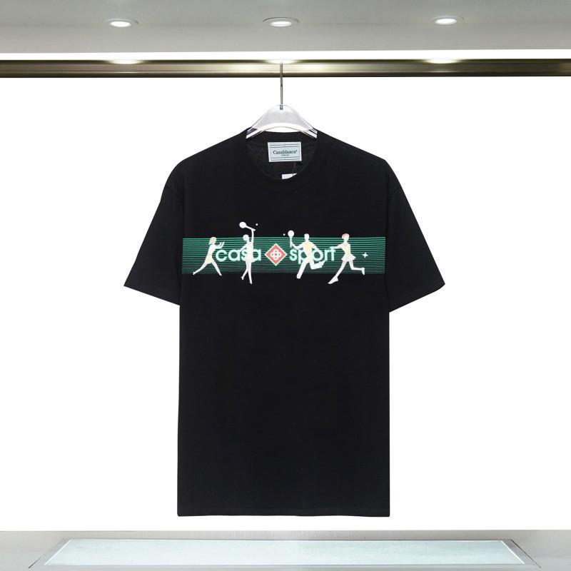 Casablanca 23 Frühling und Sommer Neuheit Fantasie Tor Sternenhimmel Schloss Casa Buchstaben Logo Kurzarm Partner T-Shirt