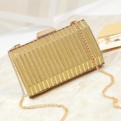 New Dinner Chain Hand In Hand Grab Bag Night Fashion Small Square Bag Trendy Shoulder Messenger Mobile Phone Bag Women's Bag