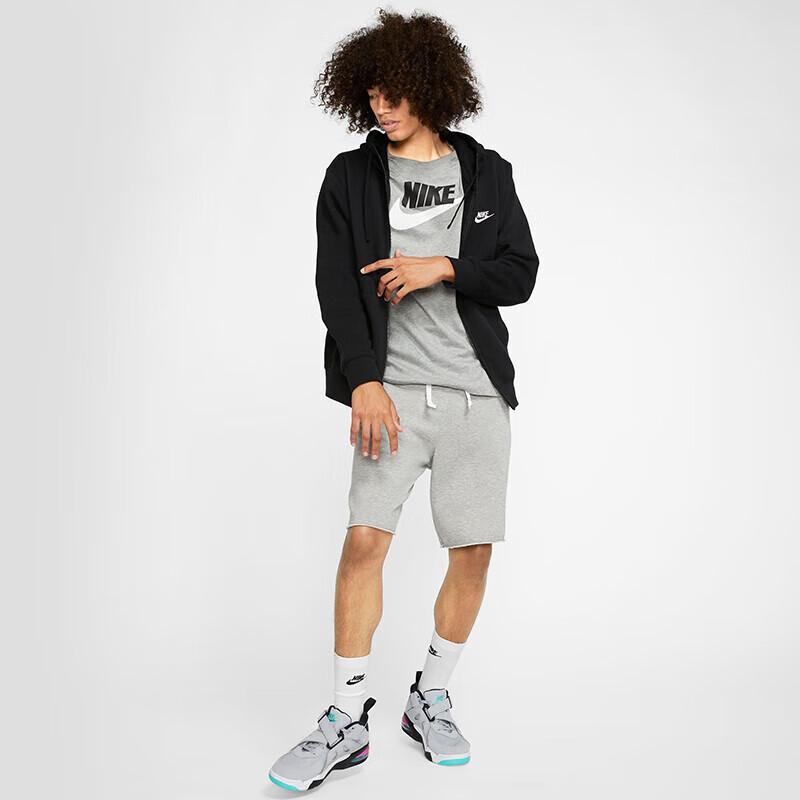 NIKE Men's Winter Hooded Jacket Fleece-Lined for Warmth