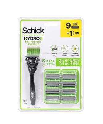 Schick Hydro5 SkinProSensitive Razor + 9 Blades