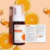 Plum Vitamin C Foaming Face Wash 110ML | Gentle Cleansing for Glowing Skin & Even Tone | Sulphate-Free Vegan Face Cleanser