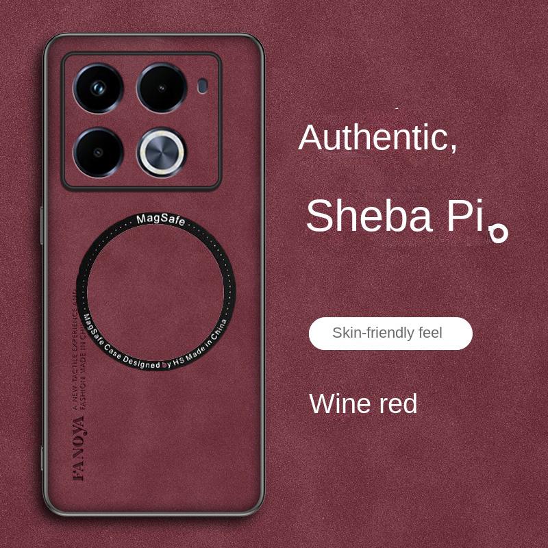 For Infinix Note 40 Pro Case Soft PU Skin With Magnetic Protective Back Cover Case For Infinix Note 40 Pro Plus Phone Shell