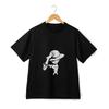 One Piece Luffy Silhouette T-Shirt Mens Womens Tees Top – Anime Sketching Straw Hat Graphic Tee