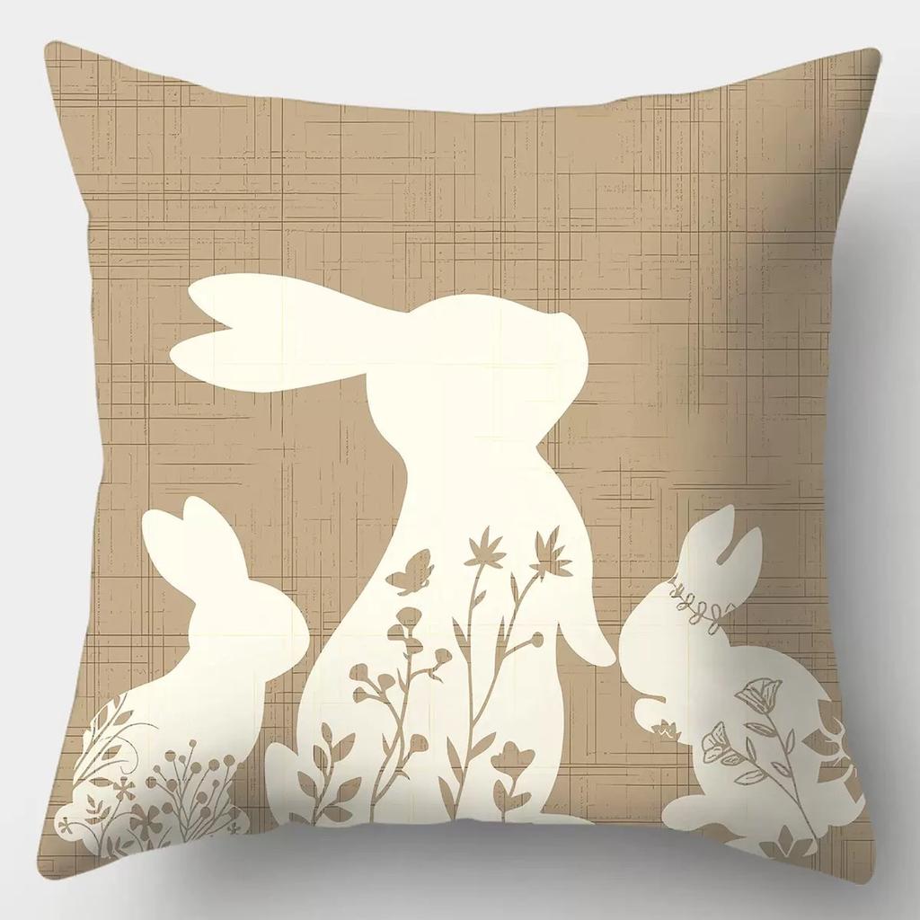 Easter Pillowcases Linen Creative Rabbit Pillowcases Home Sofa Pillowcases Premium Durable Quality Useful Practical