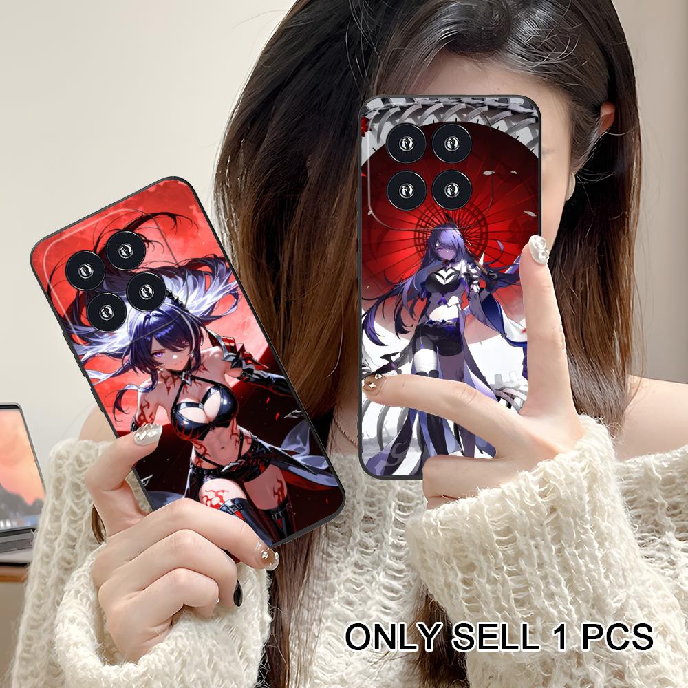 HSR Acheron Matte TPU Mobile Phone Case for Xiaomi 15 14 13 12 Mi 11 T Ultra Lite Pro S X 5G Colorful Printing Cover