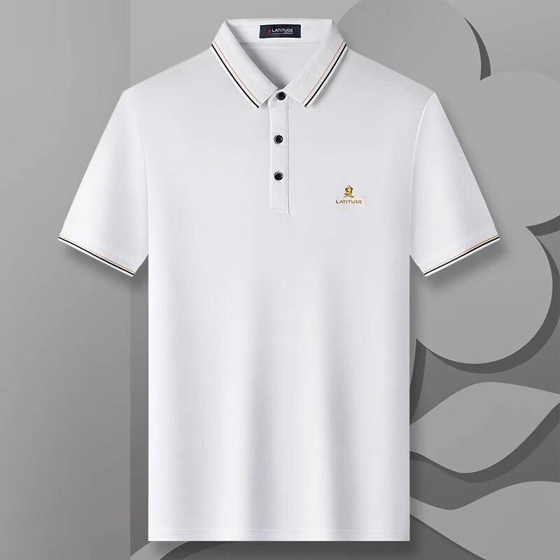 Мужская дышащая хлопковая смесовая рубашка-поло с коротким рукавом MONTAGUT для бизнеса 3XL /56