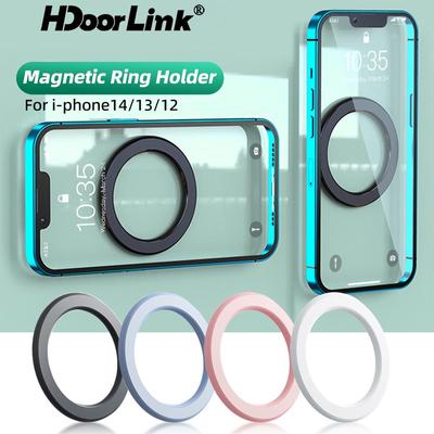 HdoorLink Magnetring-Wandhalter für iPhone 12 13 14 15 Magnet-Wand-Handyhalter Magnetischer Telefonständer Leistungsstarker Magnet Autohalterung