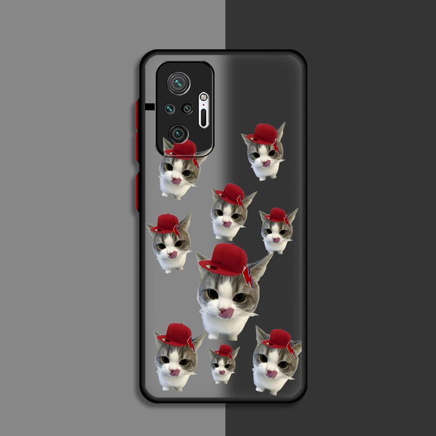 Hülle für Xiaomi Redmi Note 14 13 Pro Plus 11 13C 12 9S A4 14C 10 Funda Rückseite Handyhülle Süße Katzenkunst