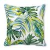 Watercolor tropical green leaf banana leaf Digital printing short plush pillow covers for sofa office cushion cover home goods