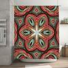 Decorative Bathroom Shower Curtain with Colorful Geometric Patterns for Home Decoration Showercurtain