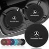 Badge Car Cup Coaster Waterproof Non-Slip Sift-Proof Spill Saucer For Mercedes-Benz AMG C500 C200 C300 A B C E GLA CLA GLK GL ML GLE W204 W205 W203
