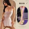 Sexy Perspective Sex Nightgown Cute Little Woman Pure Desire Suspender Pajamas Backless Temptation Sex Pajamas Super Large Size