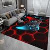 Gaming Area Rugs for Cool Game Style Bedroom, Gamer Rug Room Games Bedroom Carpet Teens, Controller Gamepad Player Mat
