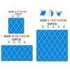 Ruit Patroon Acryl Wandspiegel Decoratieve Sticker