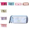 Lotso Student Pencil Case With Large Capacity And Durable Polyester For Girls
