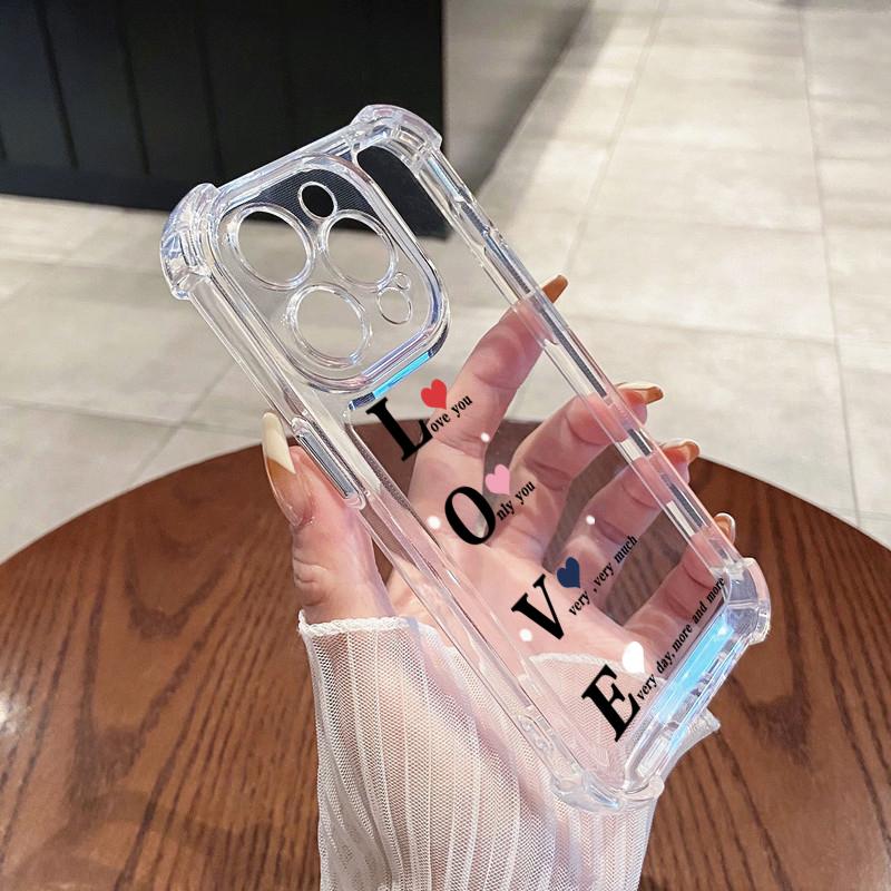 

Прозрачный мягкий чехол для телефона Love Heart для iPhone 15 Pro Max, чехлы для iPhone 11 12 13 14 Pro Max 15 Plus 7 8 SE 2020 X XS XR, чехлы, чехлы iPhone 12 Pro