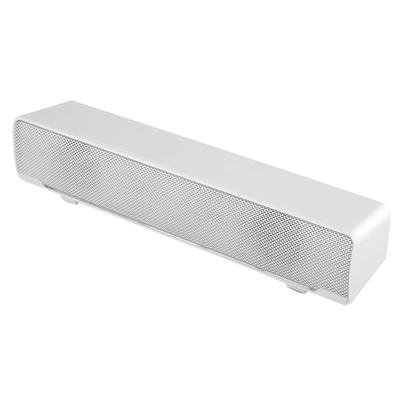 Portable Soundbar Sound USB Wired TV Speaker with DSP 1m Cable White Speaker, Box, Technology, 3.5mm Compatible, Laptop, Decorative, Length,