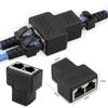 Network Cable Docking Plug Extender Female Coupler RJ45 Splitter Adapters Network Connector