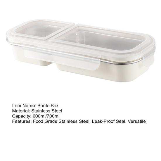 Stainless Steel Snack Containers Reusable 3 Compartment Condiment Box with Lids Food Storage Sauce Cups for School Travel