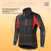 Winter Cycling Thermal Fleece Long Sleeve Set Mountain Road Bike Cycling Jersey for Men and Women L