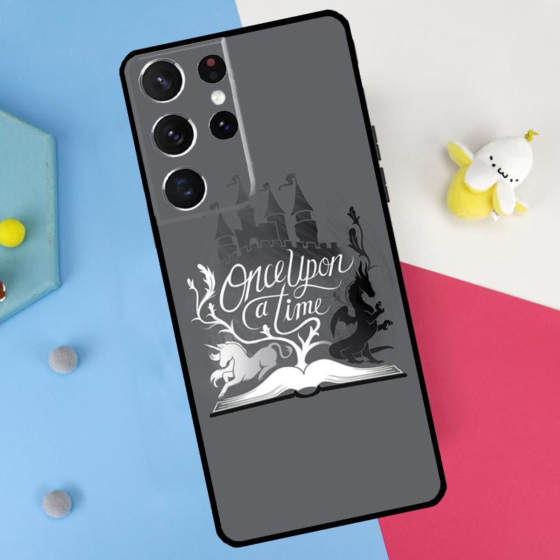 Once Upon A Time Back Case For Samsung Galaxy S25 S24 S22 S23 Ultra Plus S20 S21 FE S9 S10 S24 FE Soft Cover