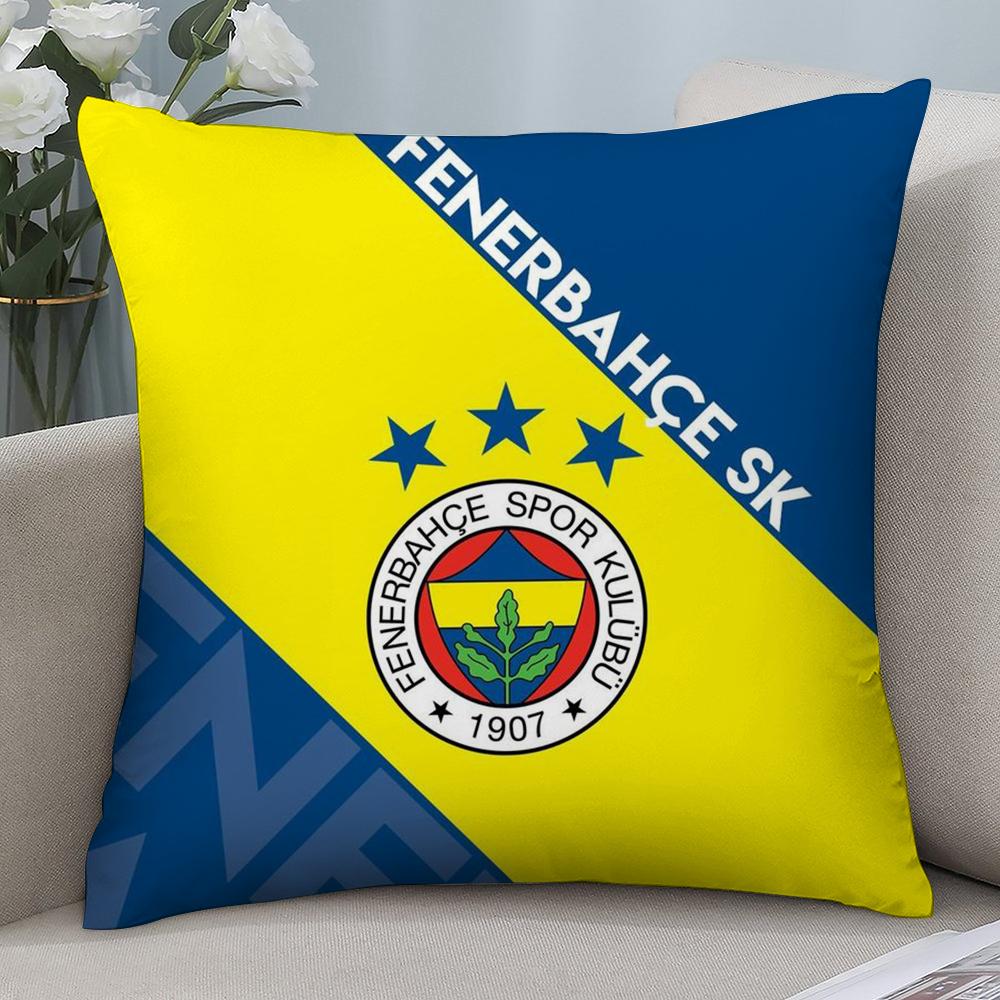 

S-Самый сильный-F-ФенербахчеS Наволочка Короткий плюш Диван Декоративный Подарок Дом Двусторонняя печать Подушка 16x16in 40x40cm