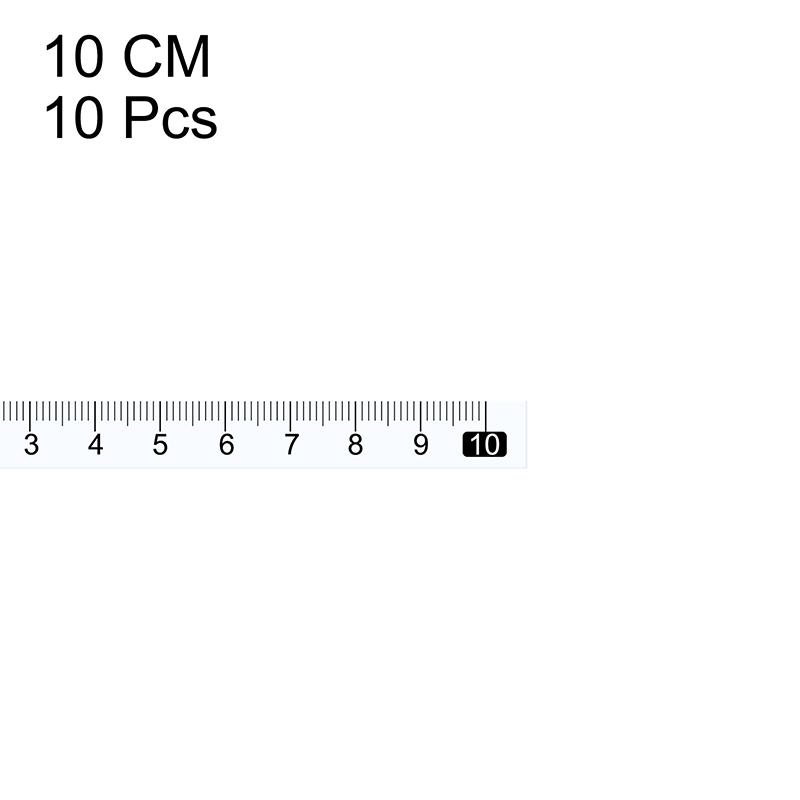 

10pcs Self Adhesive Tape Measure 10/20/30/40/50cm Left to Right Measuring Tape Sticky Read Workbench Ruler Woodworking Tools