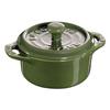 Staub Ceramic Mini Cocotte Round 10cm (Basil Green)