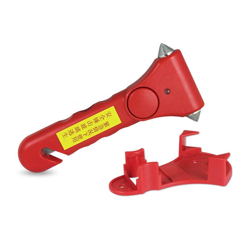 Vehicle Mounted Safety Hammer Rescue Window Breaking Escape Hammer Fire Safety Hammer Multi Functional Window Breaking Tool one size
