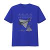 Unisex T-Shirt Kurzarm Mit Schematischem Druck Des Eurofighter Typhoon T-Shirt Lässig Thema Luftfahrt Flugzeug Vintage